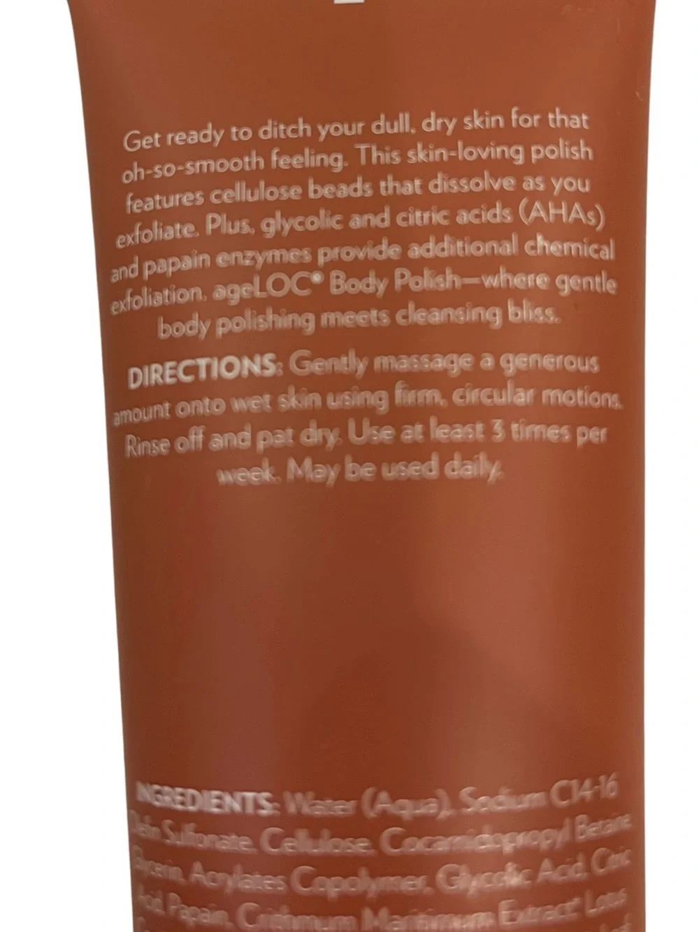 NWT- Body Polish in Brown – Exfoliating Body Scrub